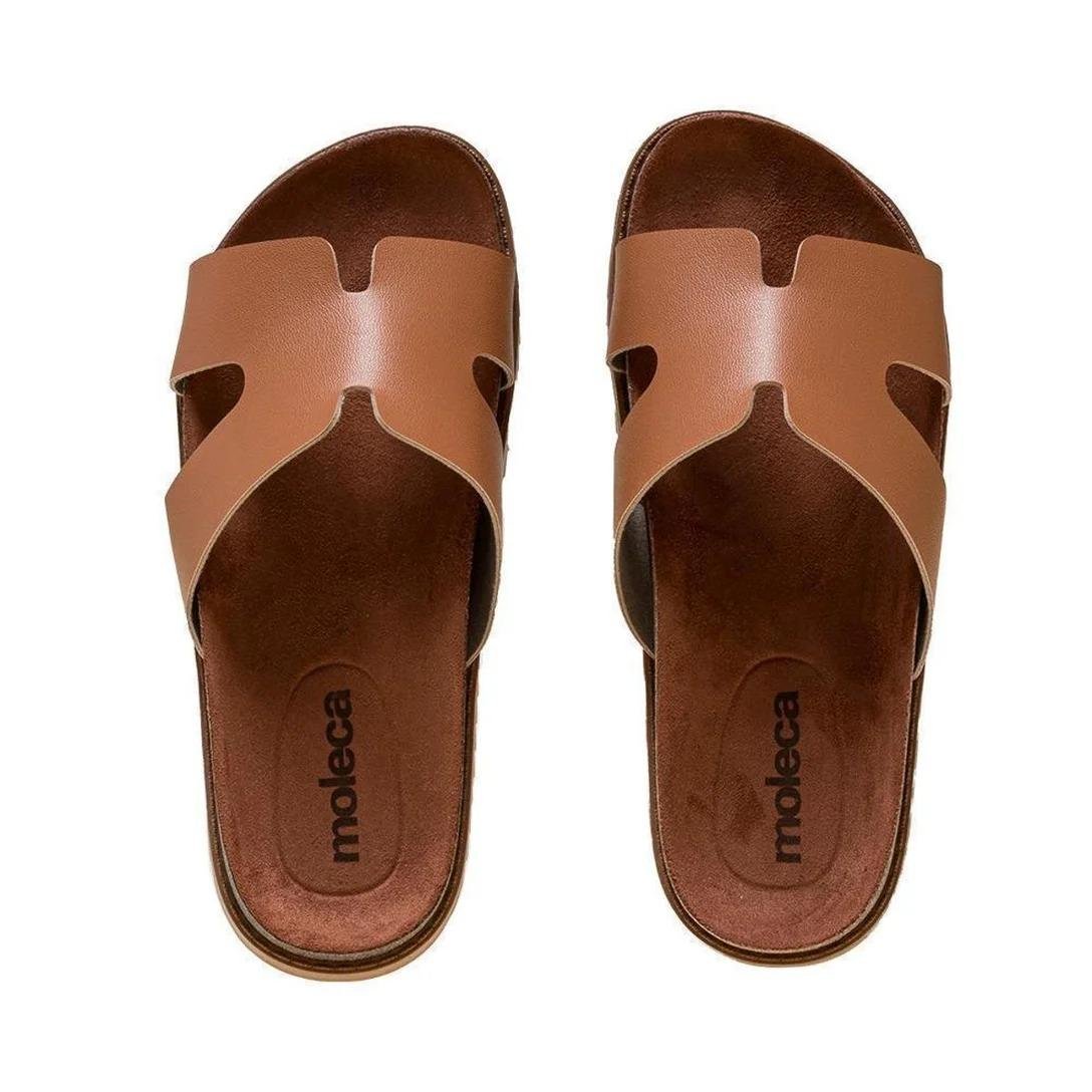 PAPETE MOLECA FEMININO FLATFORM 5500.100 Camel 2