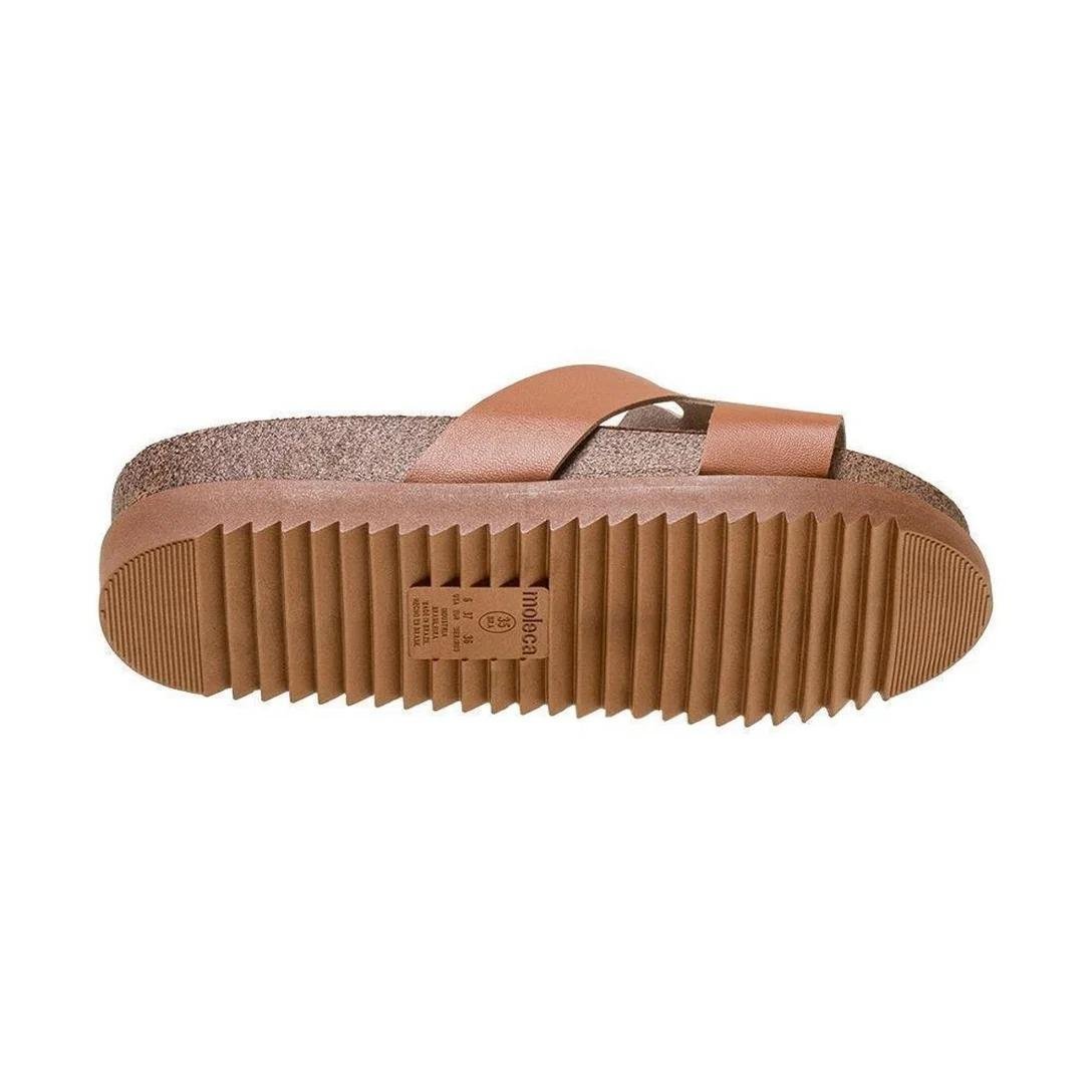 PAPETE MOLECA FEMININO FLATFORM 5500.100 Camel 3