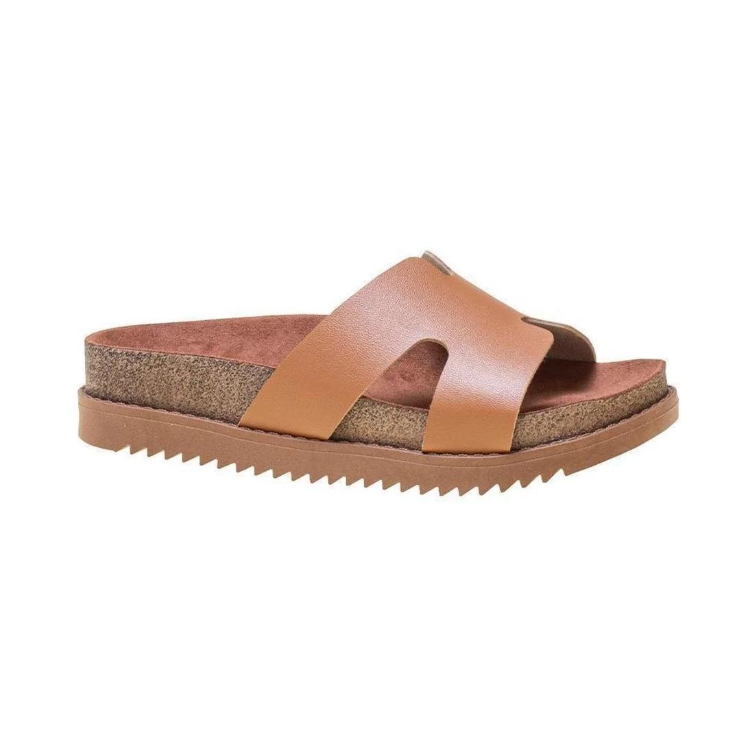 PAPETE MOLECA FEMININO FLATFORM 5500.100 Camel 4