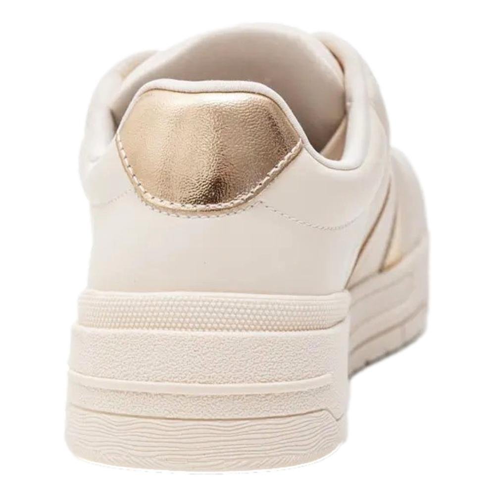 TÊNIS RAMARIM FEMININO 2589202 Bege/Dourado 3