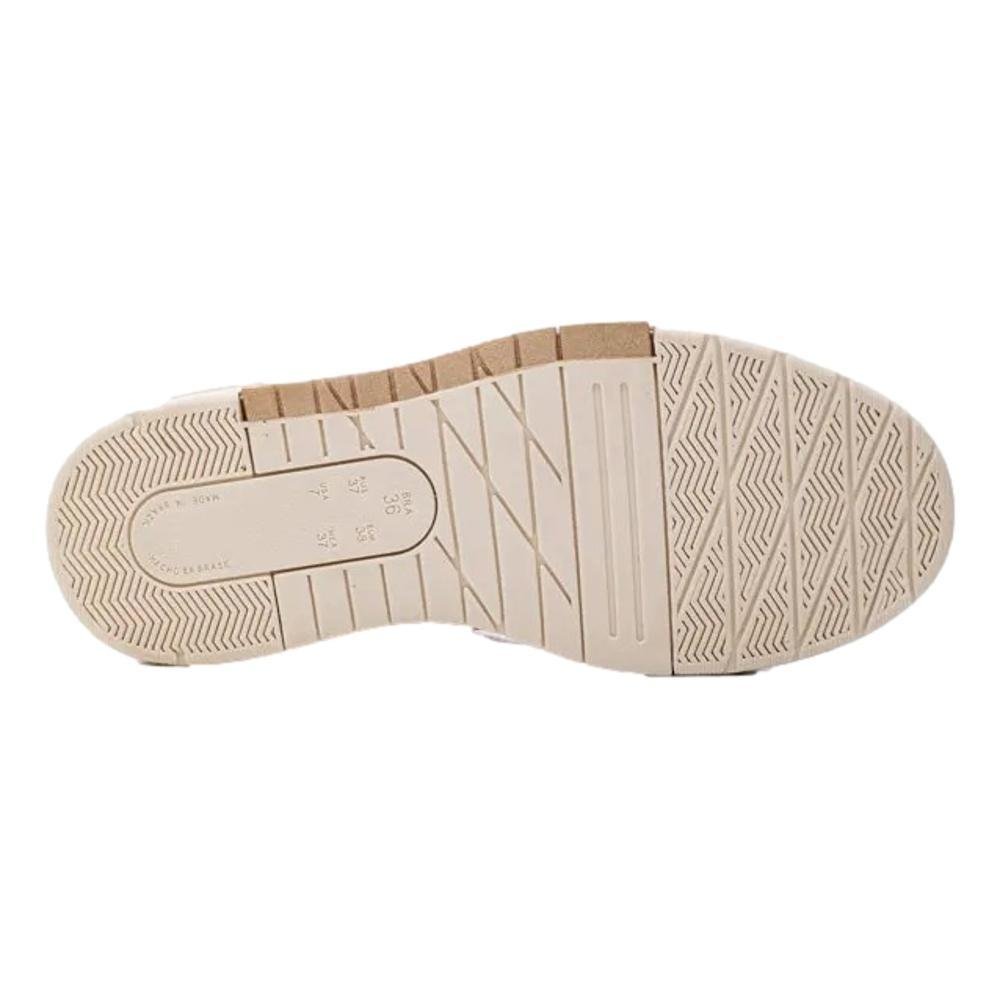 TÊNIS RAMARIM FEMININO 2589202 Bege/Dourado 4