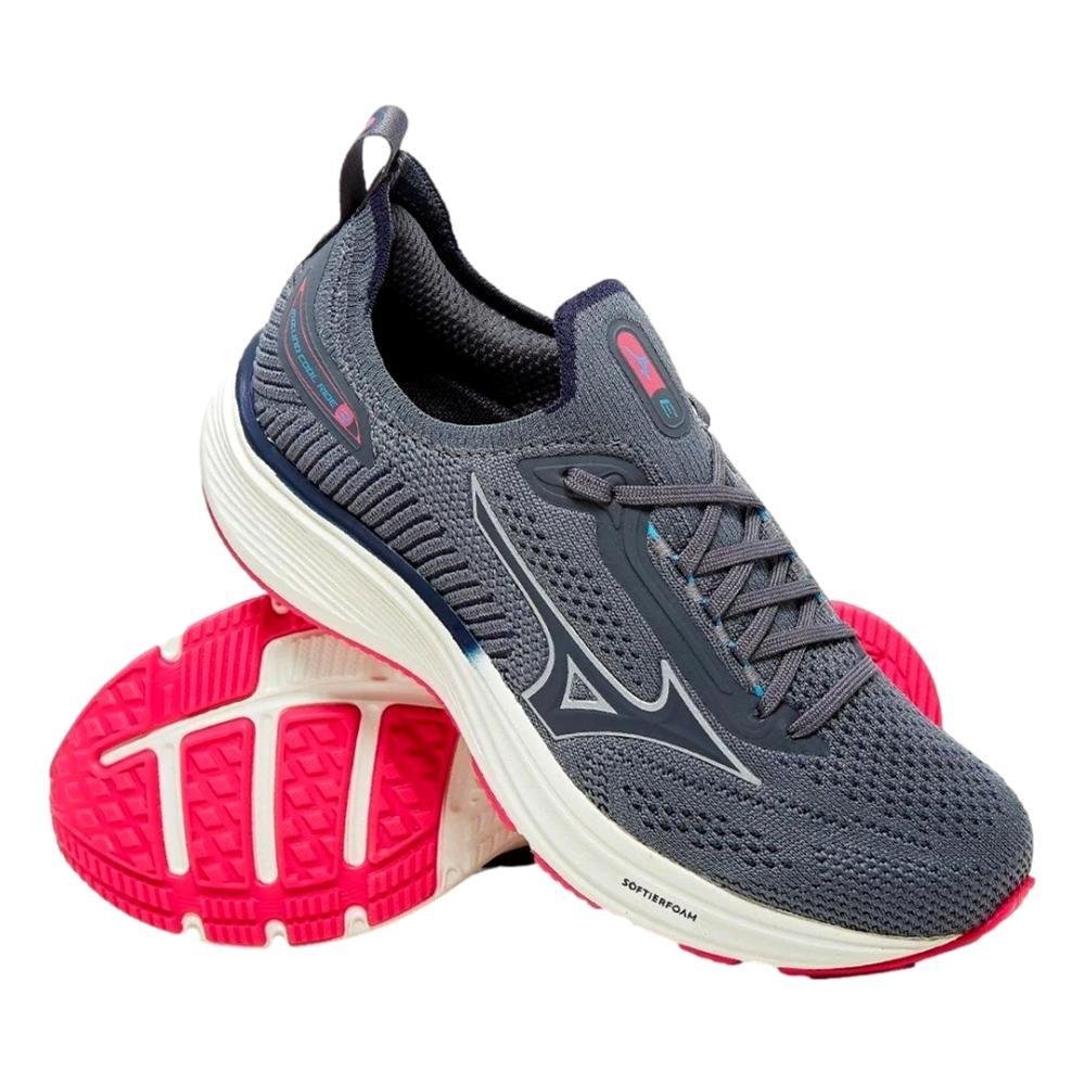 TÊNIS MIZUNO INFANTIL MENINA COOL RIDE 3 JUNIOR 101084084 Cinza 6