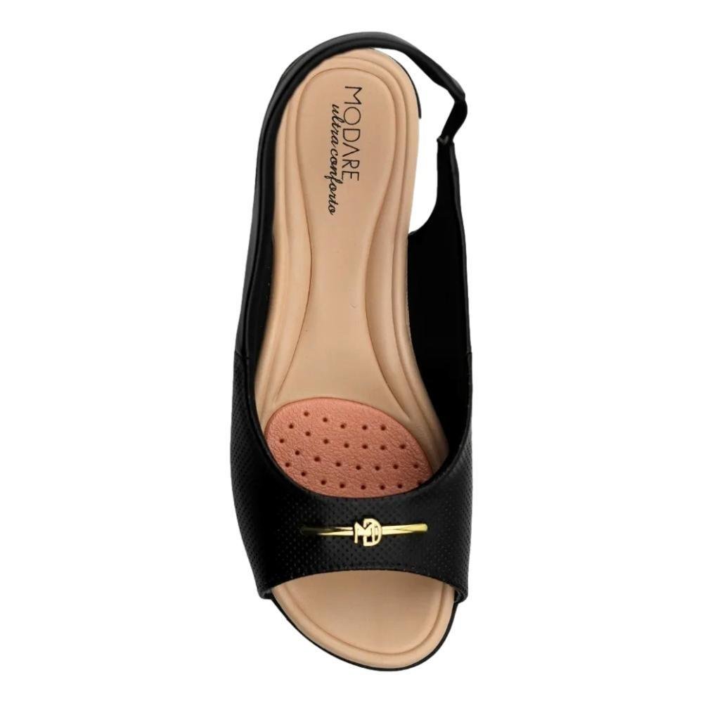 SANDÁLIA MODARE ULTRACONFORTO FEMININO REF:7127253 Preto 4