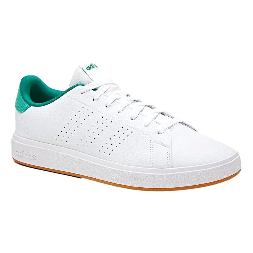 TÊNIS ADIDAS ADVANTAGE BASE 2.0 MASCULINO HQ0247 Branco/Verde 2