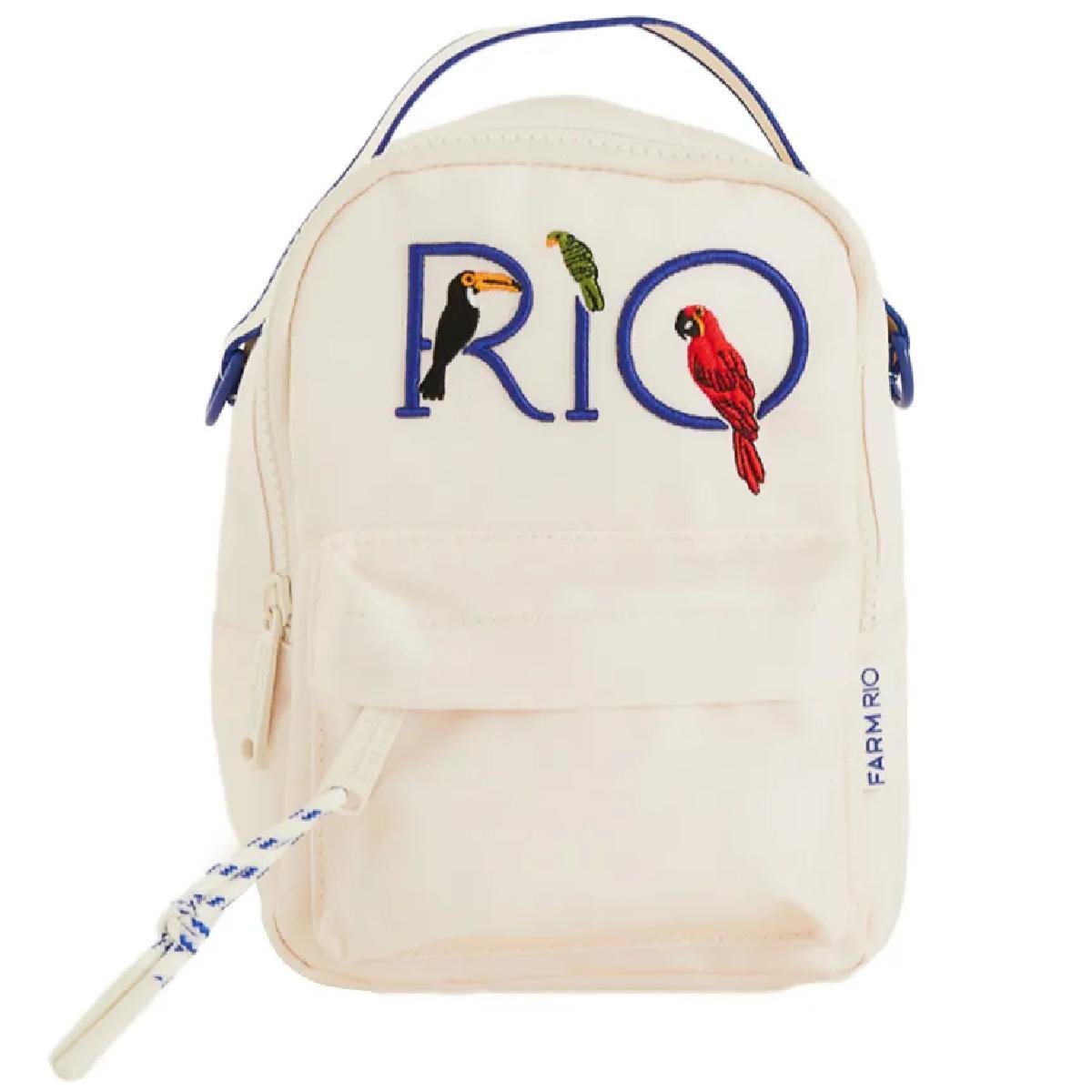 MINI MOCHILA FARM BOROGODO RIO 78327106R Bege 1