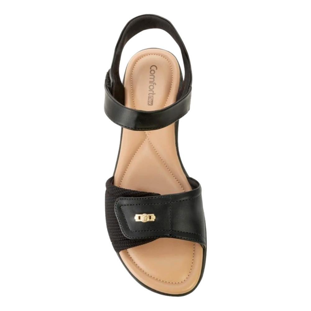 SANDÁLIA PAPETE COMFORTFLEX FEMININO 2551303 Preto 3