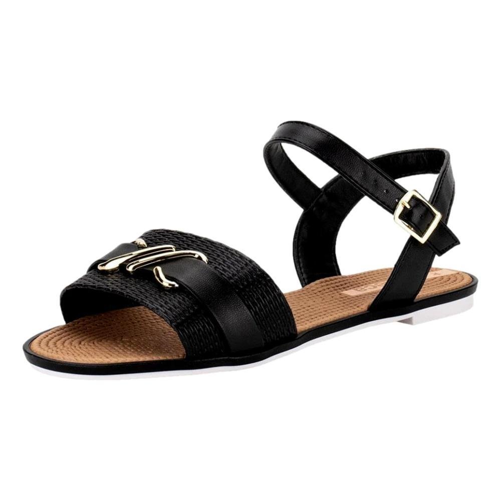 SANDÁLIA MOLECA FEMININO 5297.473 Preto 2
