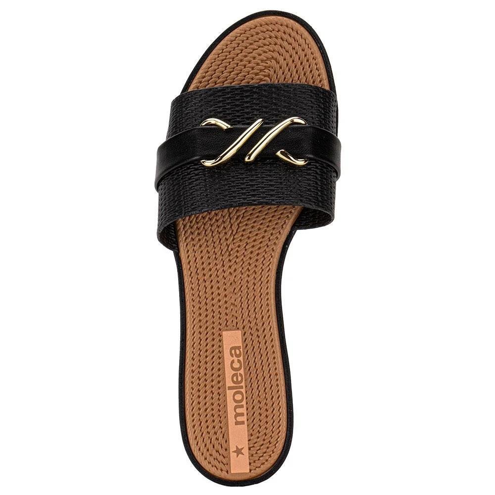 CHINELO MOLECA SLIDE FEMININO 5297472 Preto 4