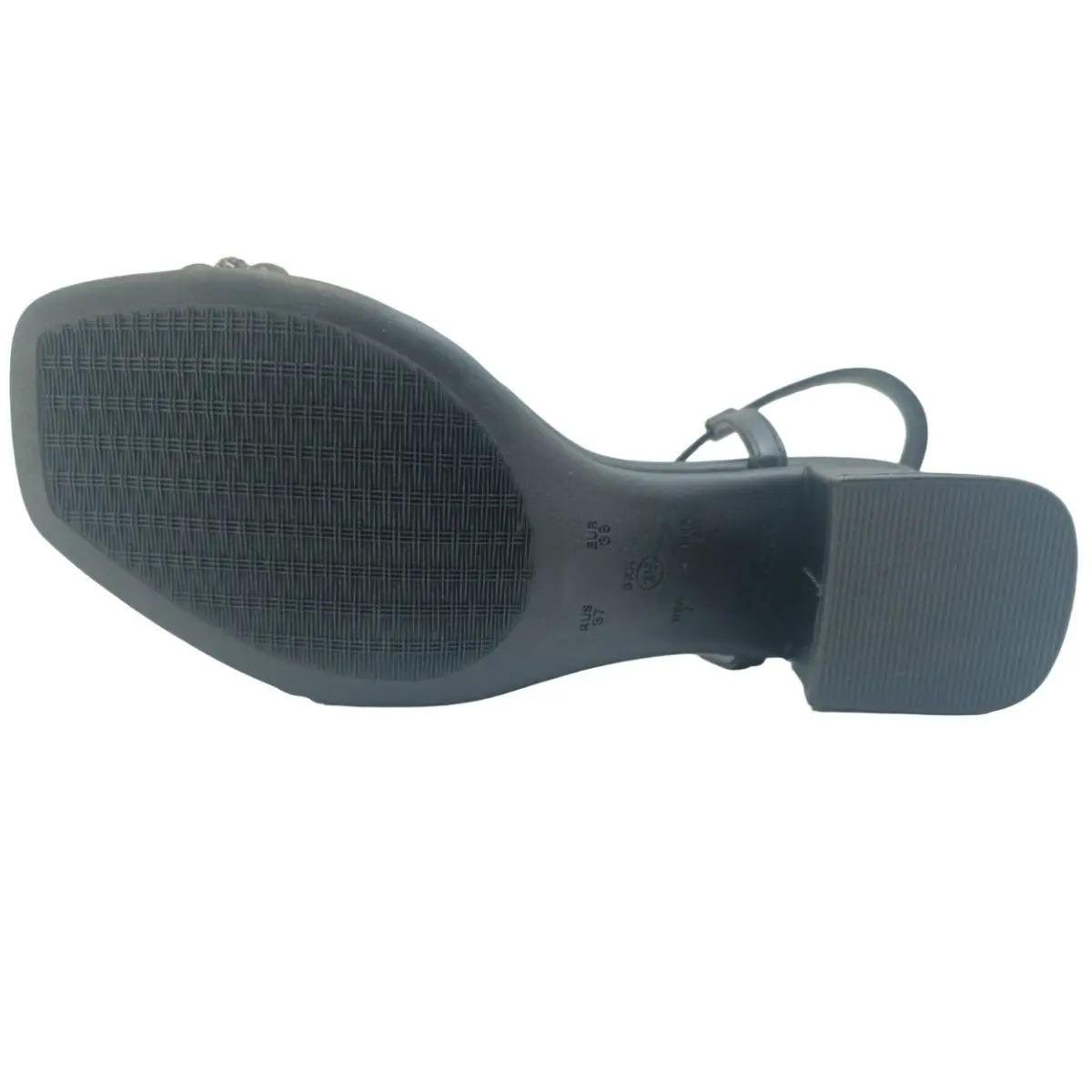 SANDÁLIA RAMARIM FEMININO STRASS 2530202 Preto 5