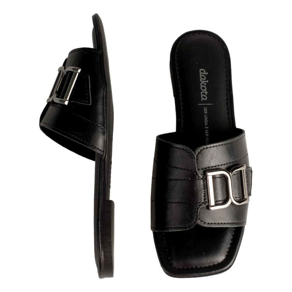 CHINELO DAKOTA SLIDE FEMININO Y9931 Preto 4