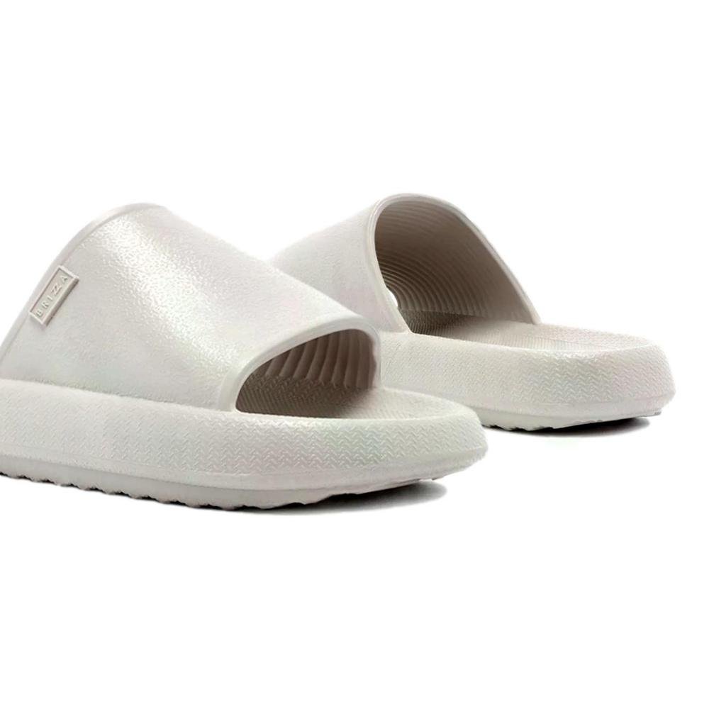 CHINELO BRIZZA AREZZO SLIDE FEMININO NUVEM Z190460001 Branco 4