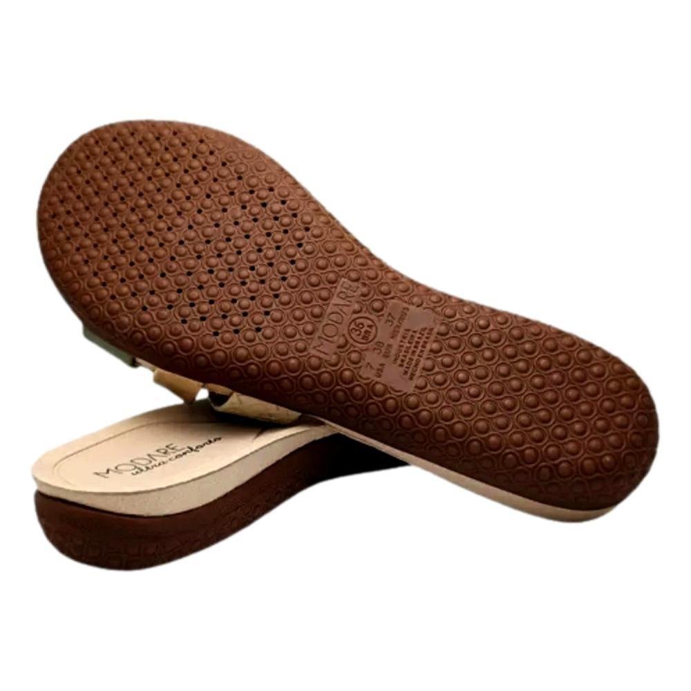 TAMANCO MODARE FEMININO 7125200 Creme/Dourado/Verde 4