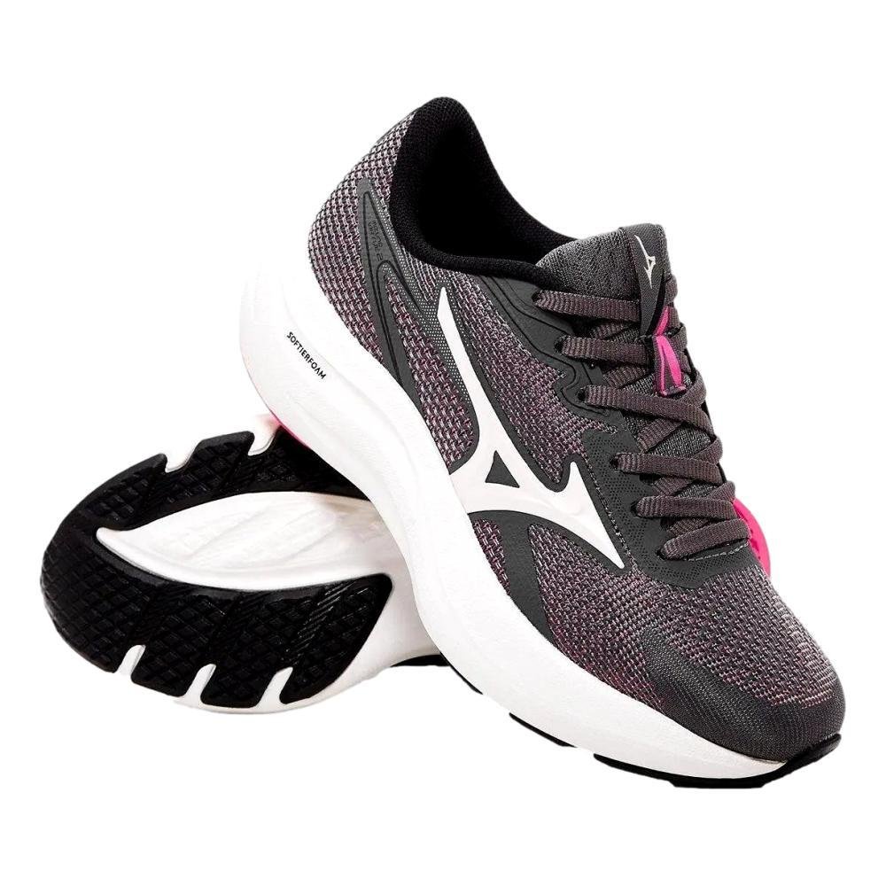 TÊNIS MIZUNO VIRTUE 2 FEMININO 101136136 Preto/Vinho 4