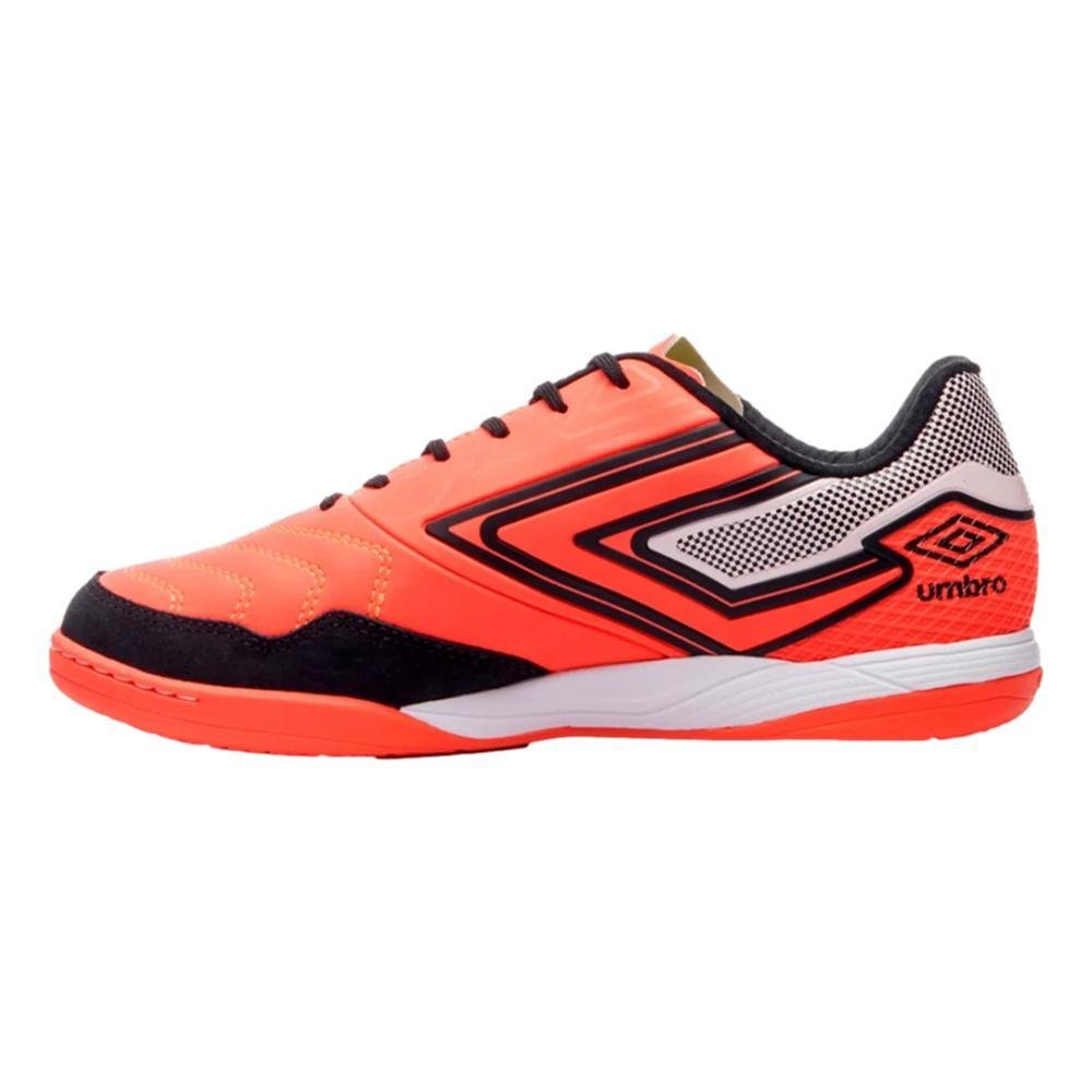 CHUTEIRA UMBRO FUTSAL PRO 5 BUMP MASCULINO U01FB042 Laranja/Preto 2