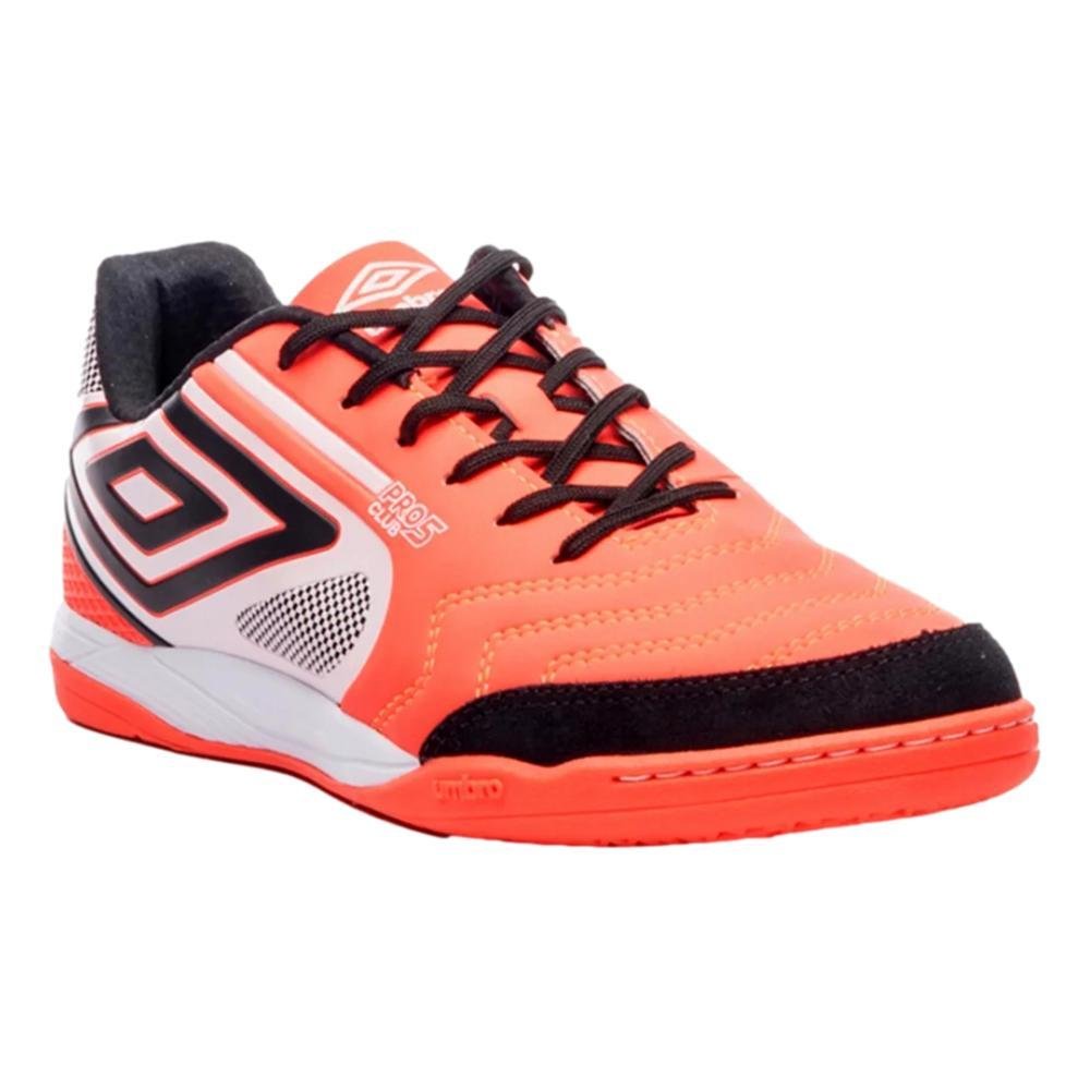 CHUTEIRA UMBRO FUTSAL PRO 5 BUMP MASCULINO U01FB042 Laranja/Preto 3