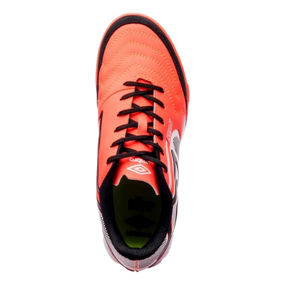 CHUTEIRA UMBRO FUTSAL PRO 5 BUMP MASCULINO U01FB042 Laranja/Preto 4