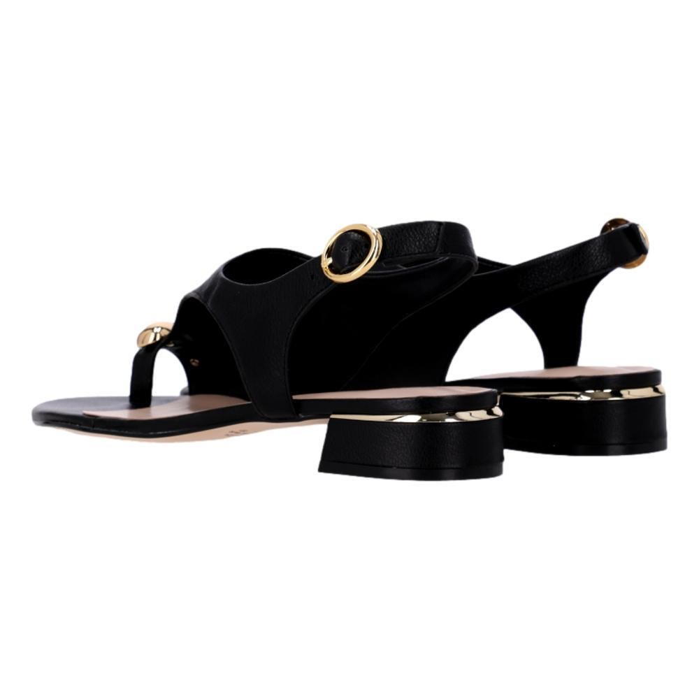 SANDÁLIA LUZ DA LUA SAARA FEMININO 80910004 Preto 3