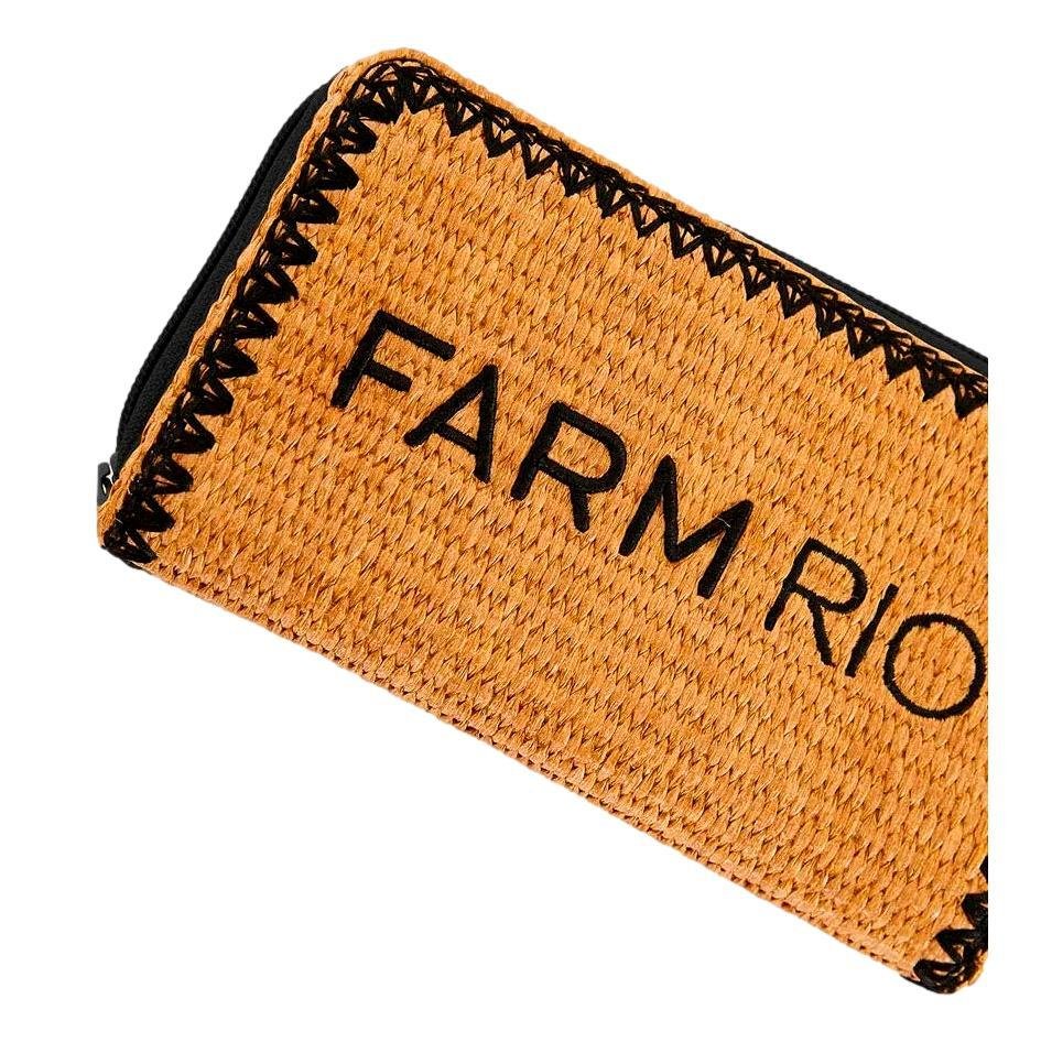 CARTEIRA FARM ARTESANAL PALHA 78325982 Palha/Preto 4