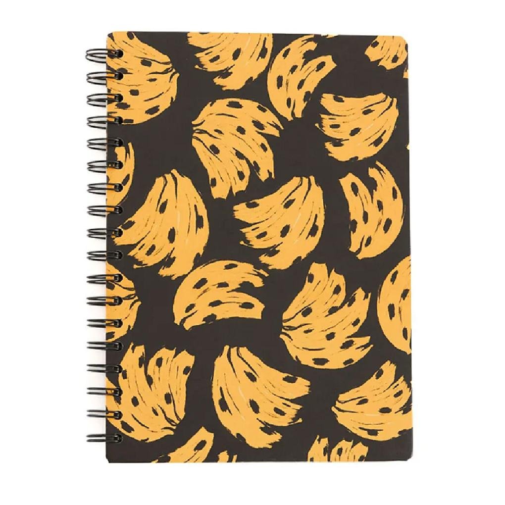 CADERNO UNIVERSITARIO FARM BOSSA BANANA 349599 Preto/Amarelo 1