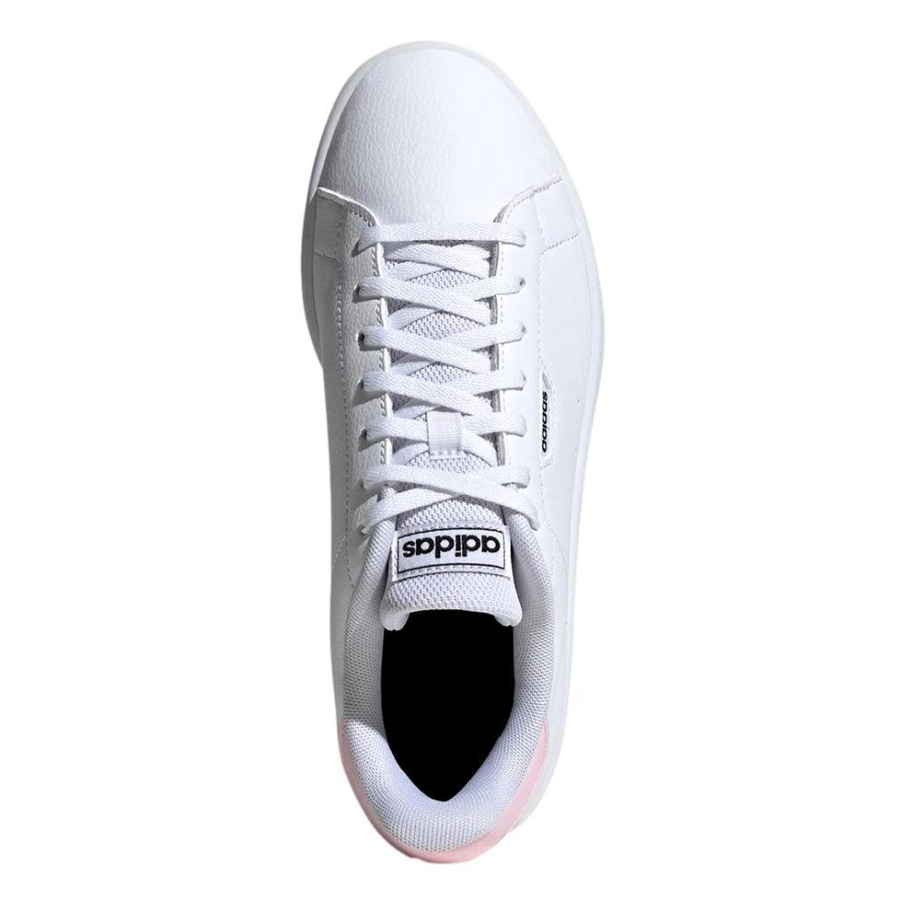 TÊNIS ADIDAS URBAN COURT FEMININO IF4092 Branco/Rosa 3
