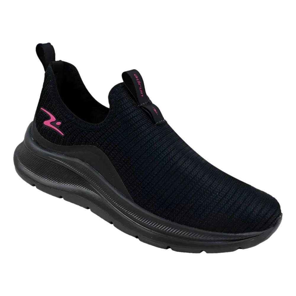 TÊNIS ADRUN FLEX GO CALCE FÁCIL FEMININO 9816F Preto 2