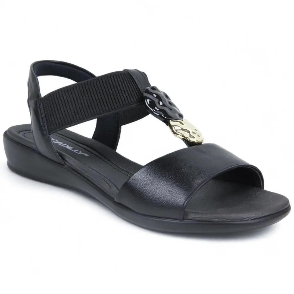 SANDÁLIA PICCADILLY FEMININA 500405 Preto