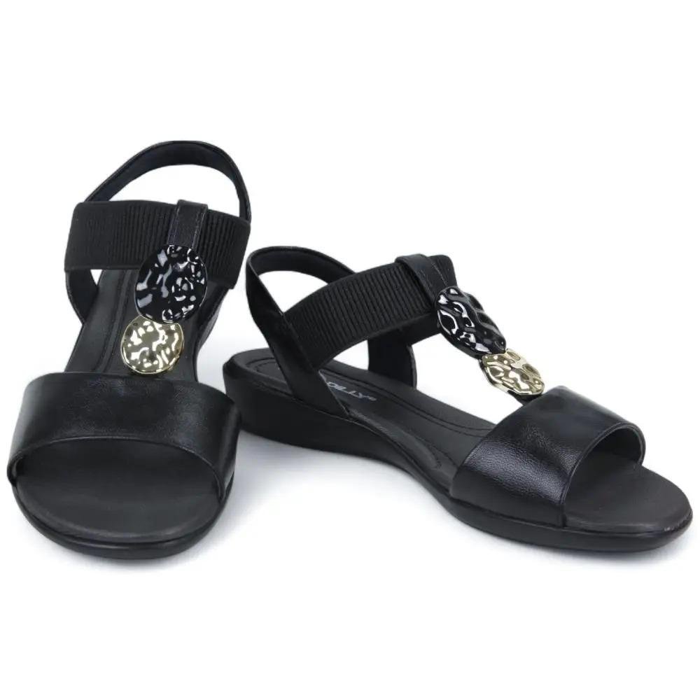SANDÁLIA PICCADILLY FEMININA 500405 Preto 6