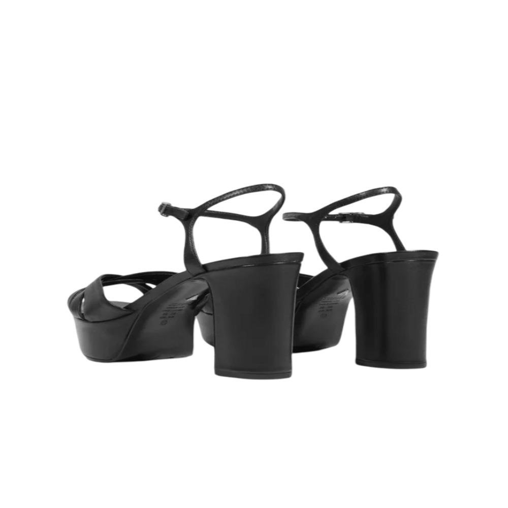 SANDÁLIA SCHUTZ COURO FEMININA MEIA PATA S203460003 Preto 3