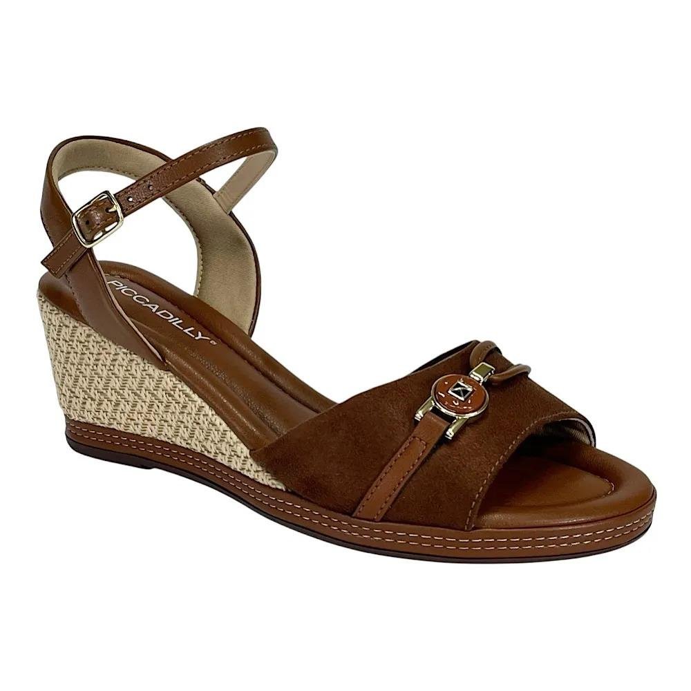 SANDÁLIA ANABELA PICCADILLY FEMININA ESPADRILLE 408243