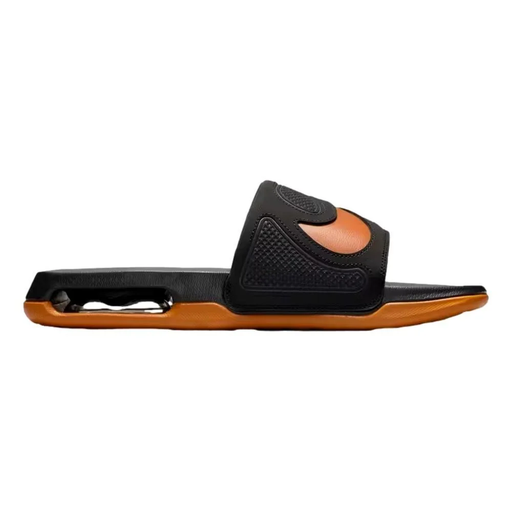 CHINELO NIKE SLIDE AIR MAX CIRRO MASCULINO DC1460 Preto/Laranja 2