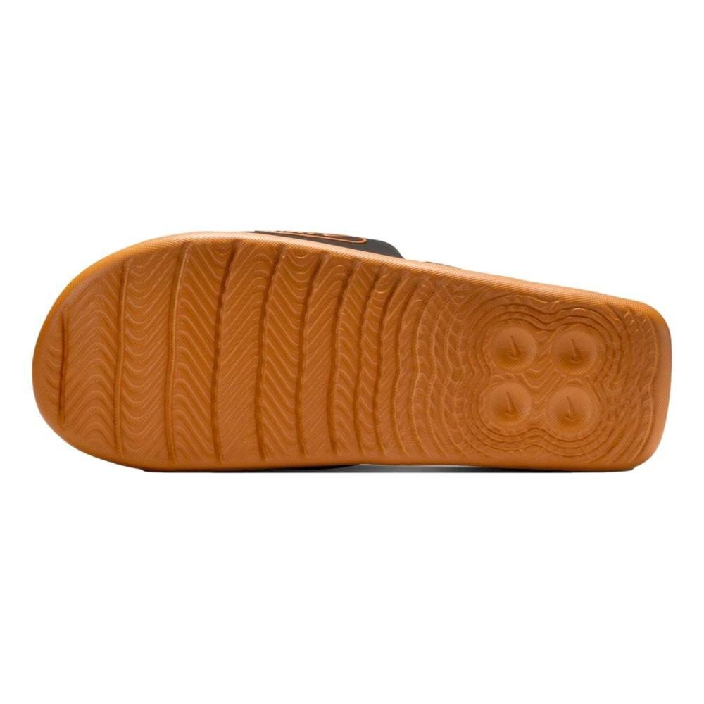 CHINELO NIKE SLIDE AIR MAX CIRRO MASCULINO DC1460 Preto/Laranja 6