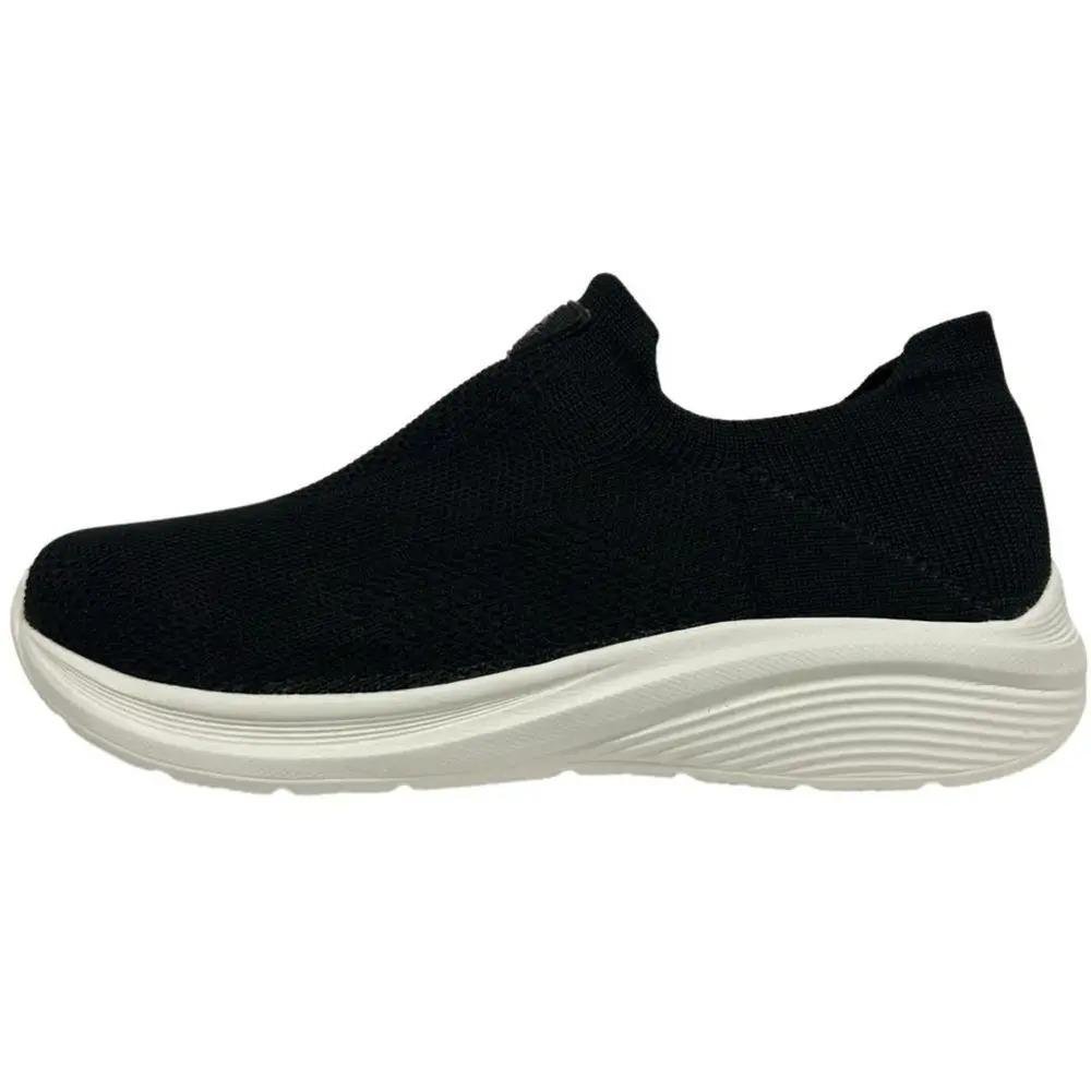 TÊNIS KOLOSH KNIT FEMININO E0428 Preto/Branco 2