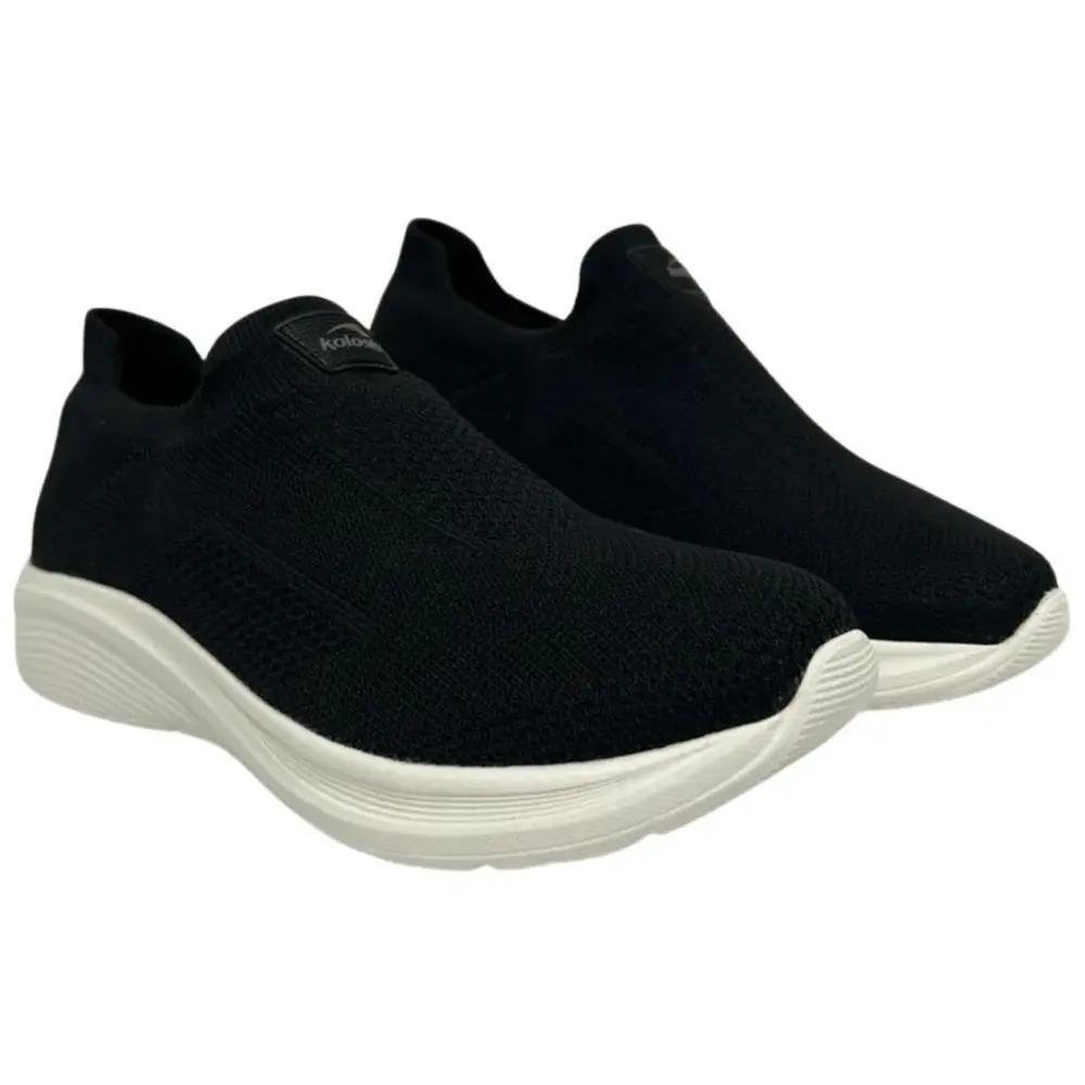 TÊNIS KOLOSH KNIT FEMININO E0428 Preto/Branco 3
