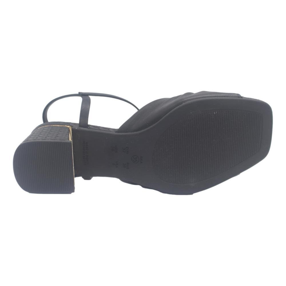 SANDALIA FEMININA RAMARIM 2539205 Preto 3