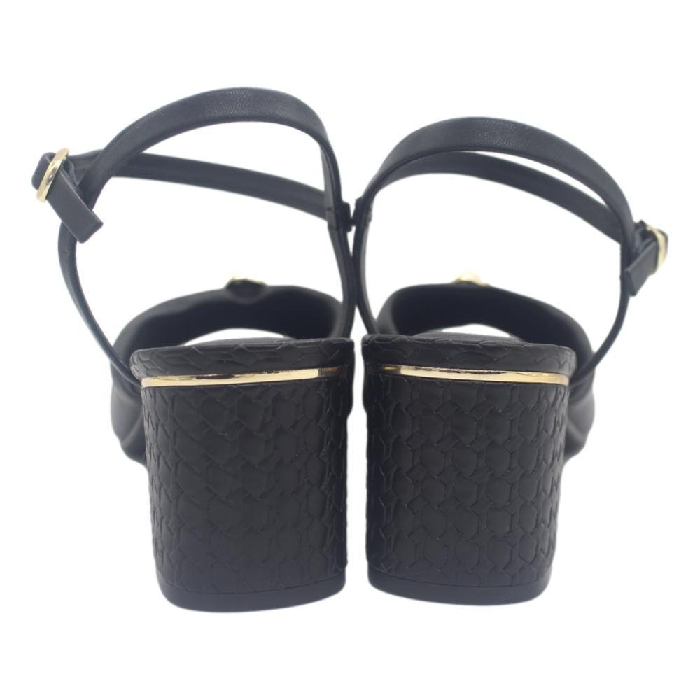 SANDALIA FEMININA RAMARIM 2539205 Preto 4