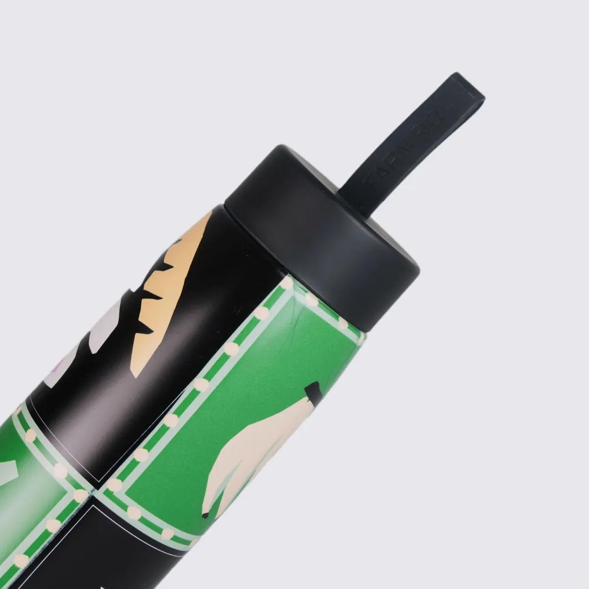 GARRAFA FARM QUE SEDE LENCO BRASIL 750ML 78326074 Preto/Verde 3