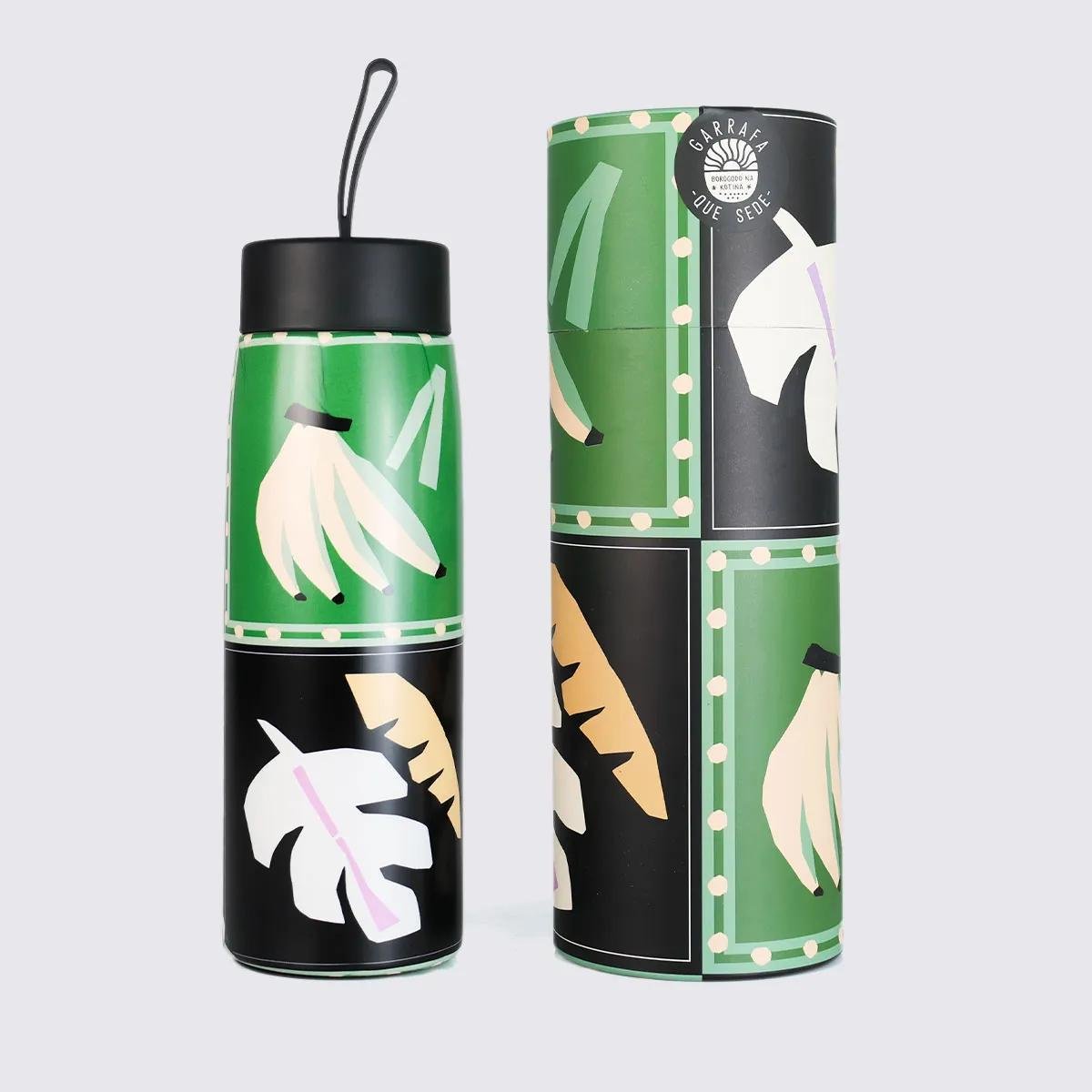 GARRAFA FARM QUE SEDE LENCO BRASIL 750ML 78326074 Preto/Verde 4