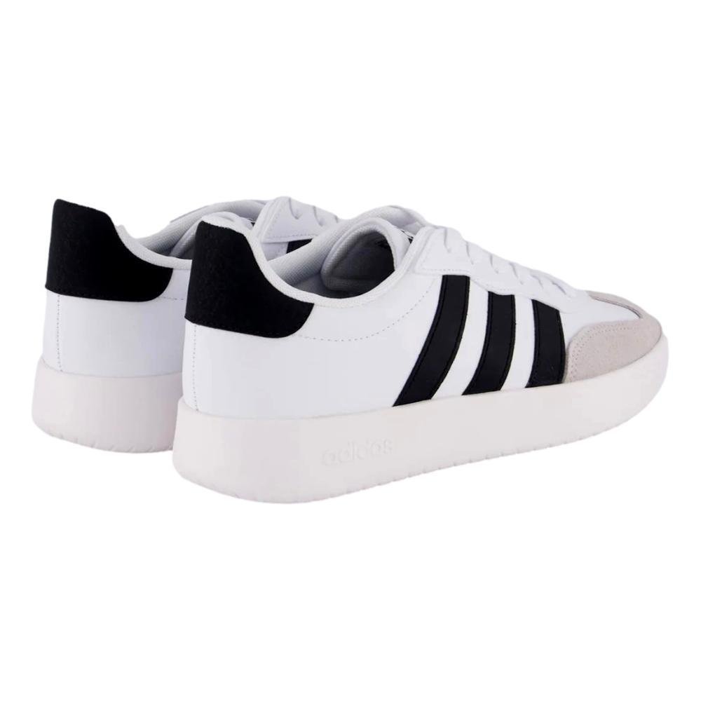 TÊNIS ADIDAS BARREDA MASCULINO KJ0969 Branco/Preto 3
