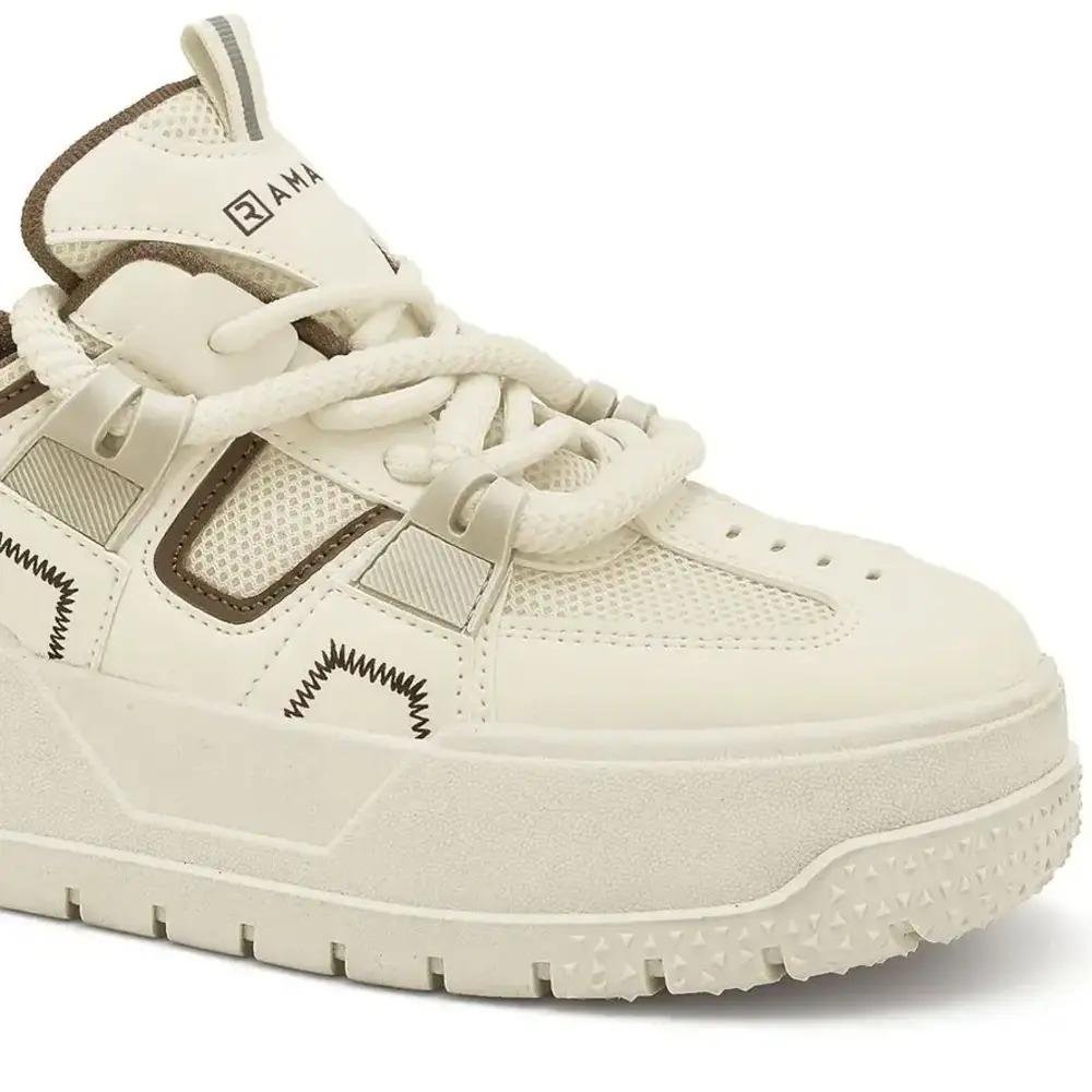 TENIS FLATFORM FEM RAMARIM 2576231 Bege 2
