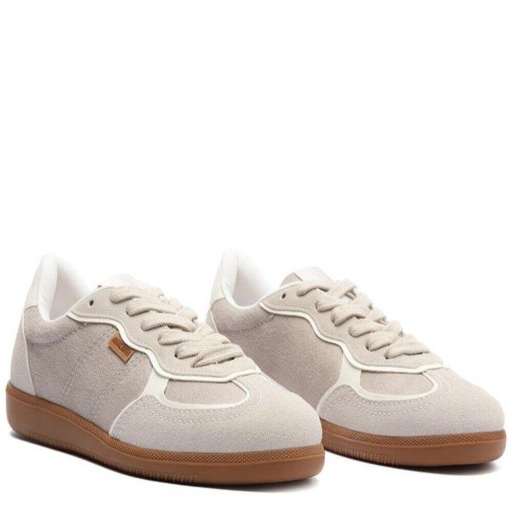 TÊNIS ANACAPRI FEMININO SUEDE TEC A25 C305790012/1 Bege/Cinza 2