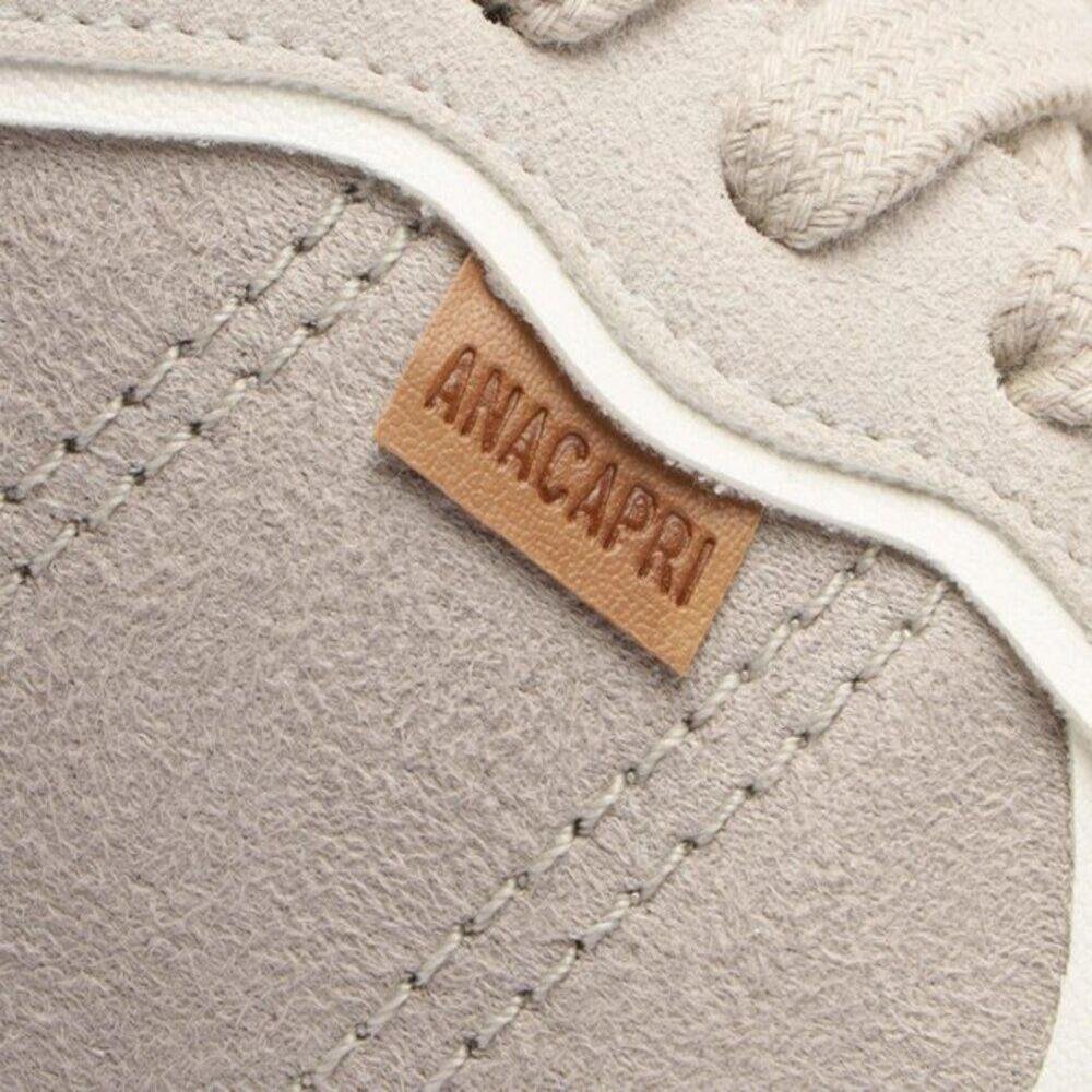 TÊNIS ANACAPRI FEMININO SUEDE TEC A25 C305790012/1 Bege/Cinza 5
