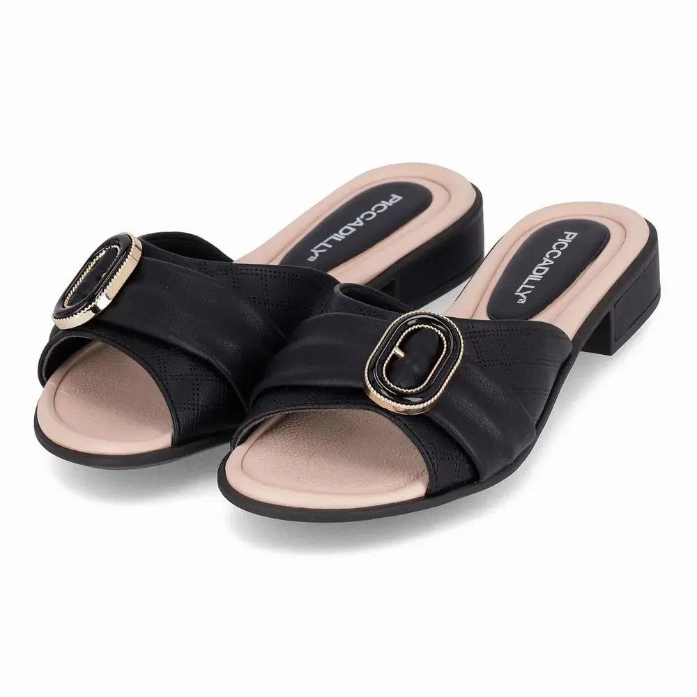 TAMANCO PICCADILLY FEMININO MATELASSE 590070 Preto 2