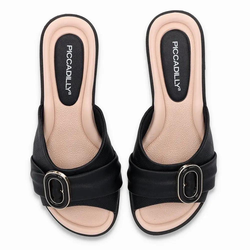 TAMANCO PICCADILLY FEMININO MATELASSE 590070 Preto 4