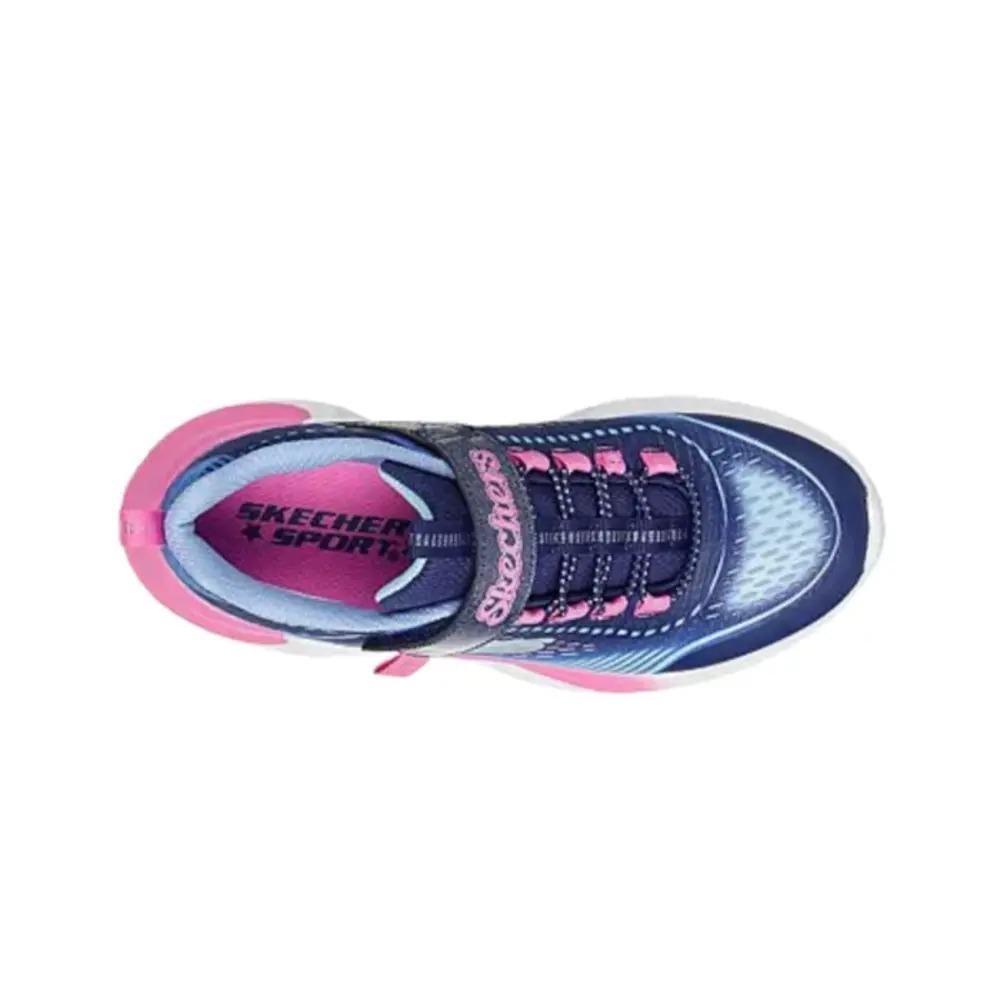TÊNIS SKECHERS INFANTIL FEMININO TIDE TECH 303896L Azul/Rosa 4
