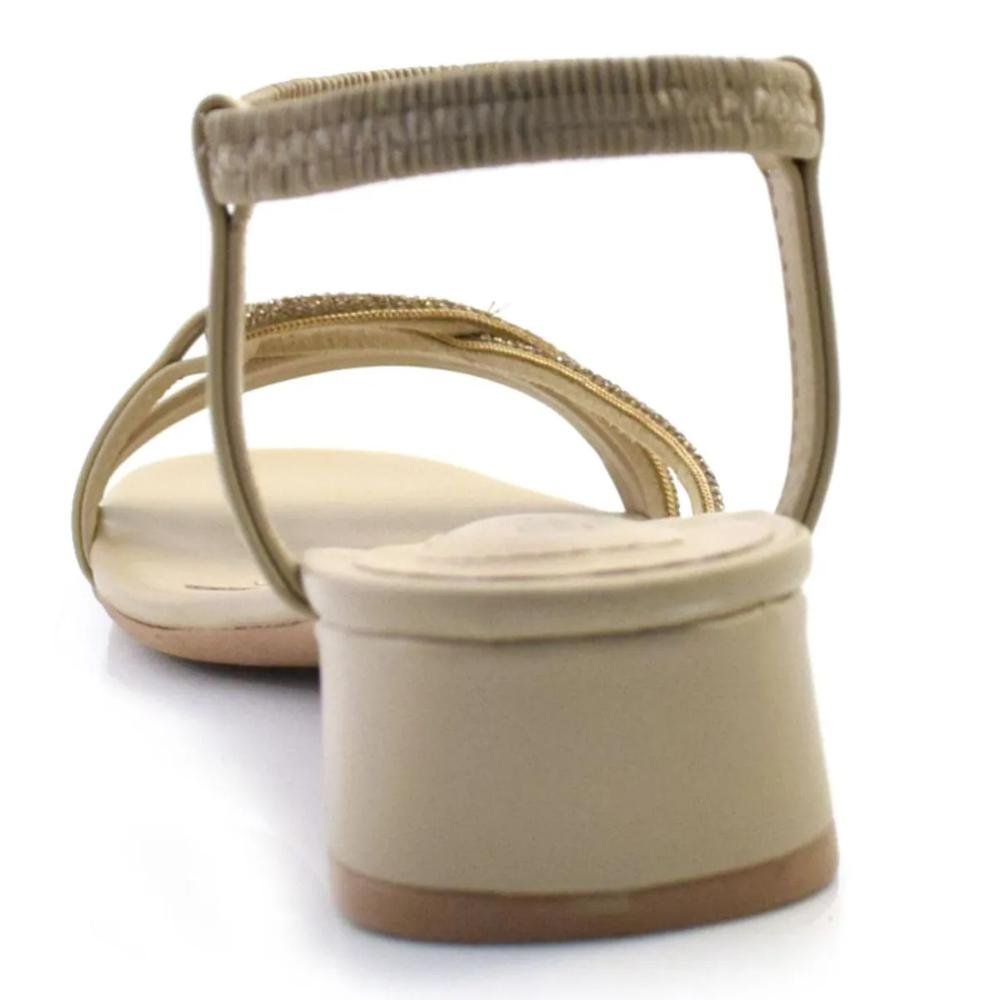 SANDÁLIA FEMININA RAMARIM 2448201 Bege 5