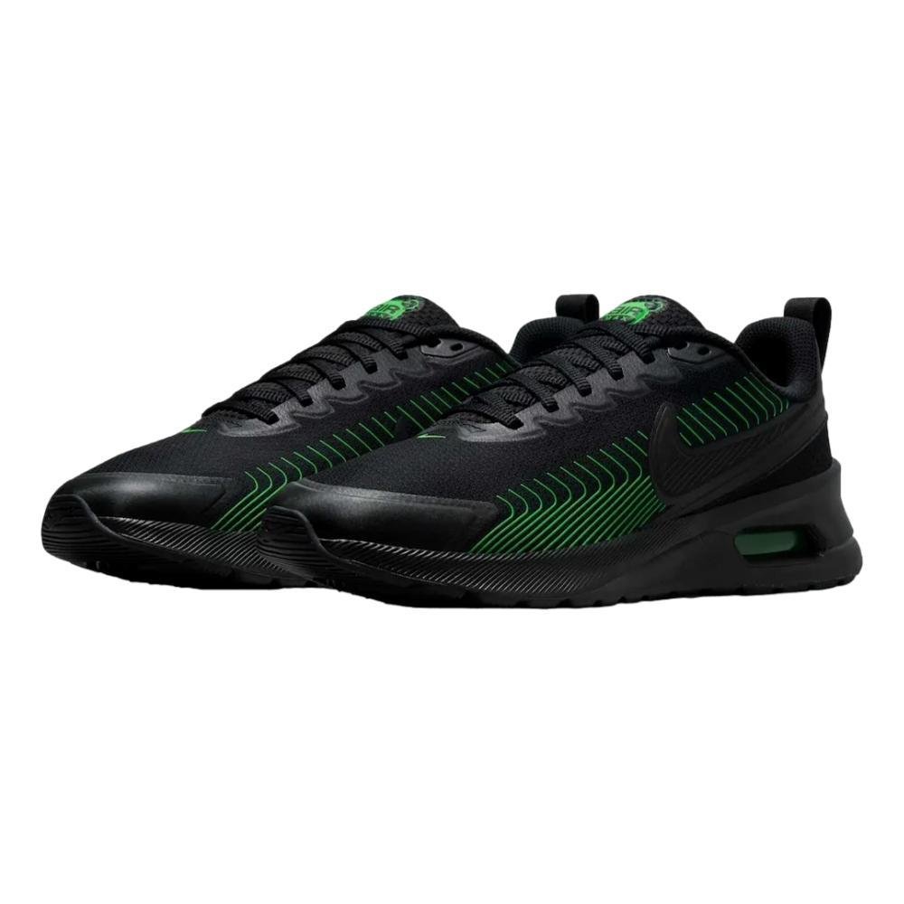 TÊNIS NIKE AIR MAX NUAXIS MASCULINO FD4329 Preto/Verde 3