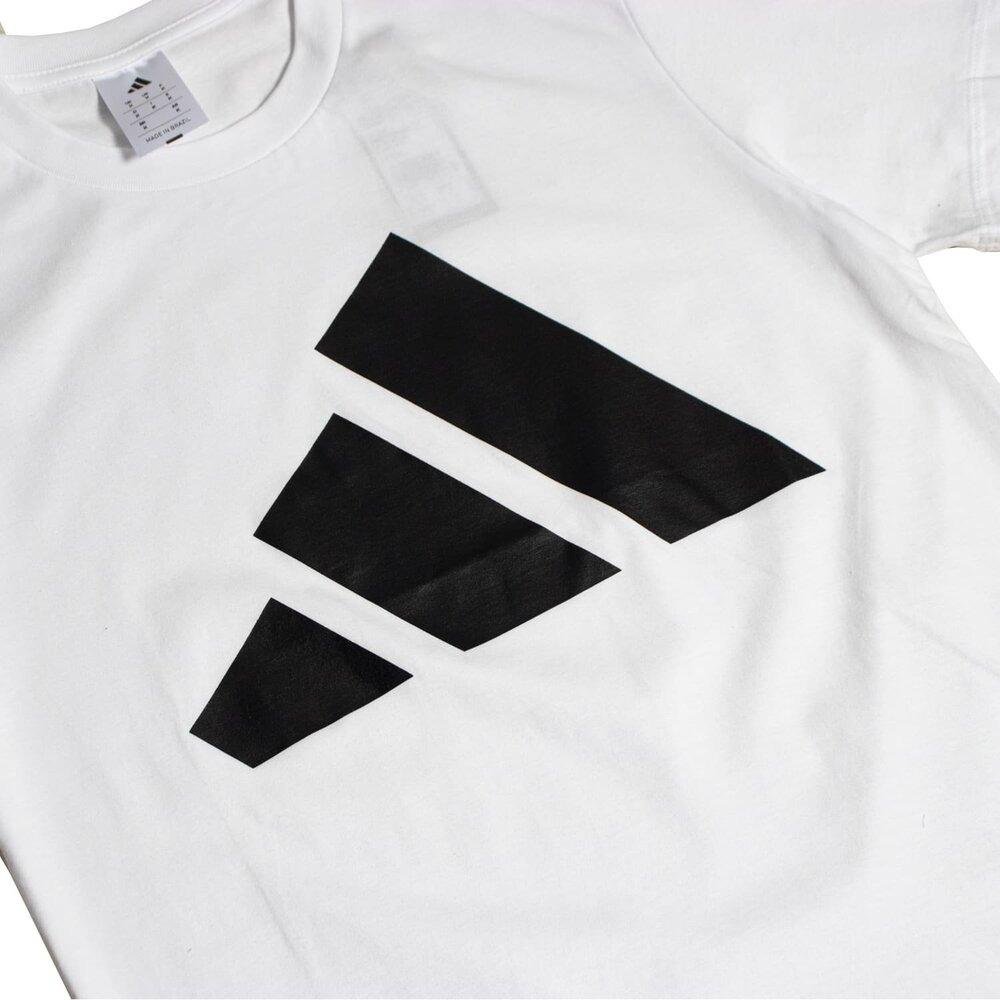CAMISETA ADIDAS MASCULINA ESSENTIALS BIG LOGO JE8943 Branco Off 2