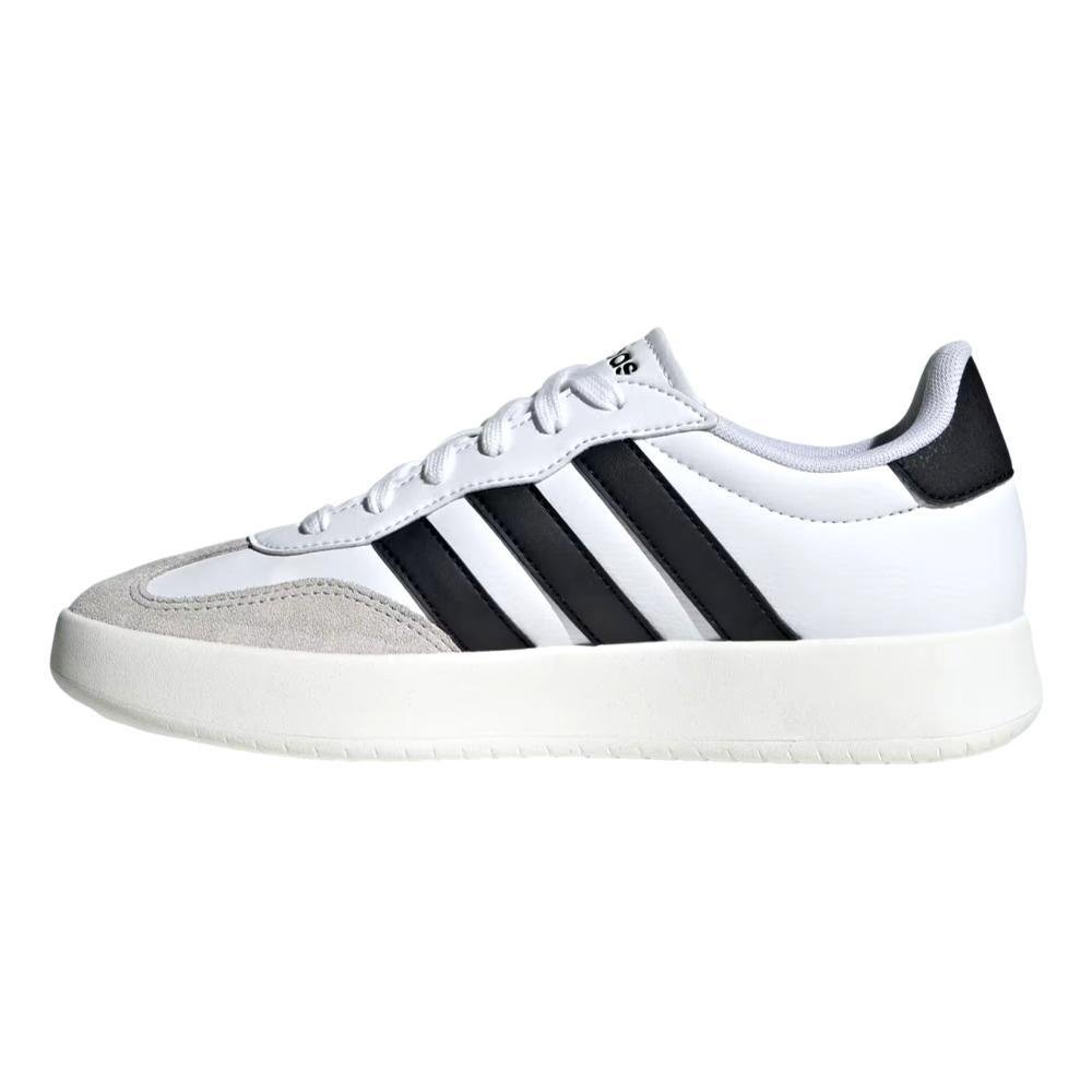 TÊNIS ADIDAS BARREDA UNISSEX KJ0972 Branco/Preto/Cinza 2