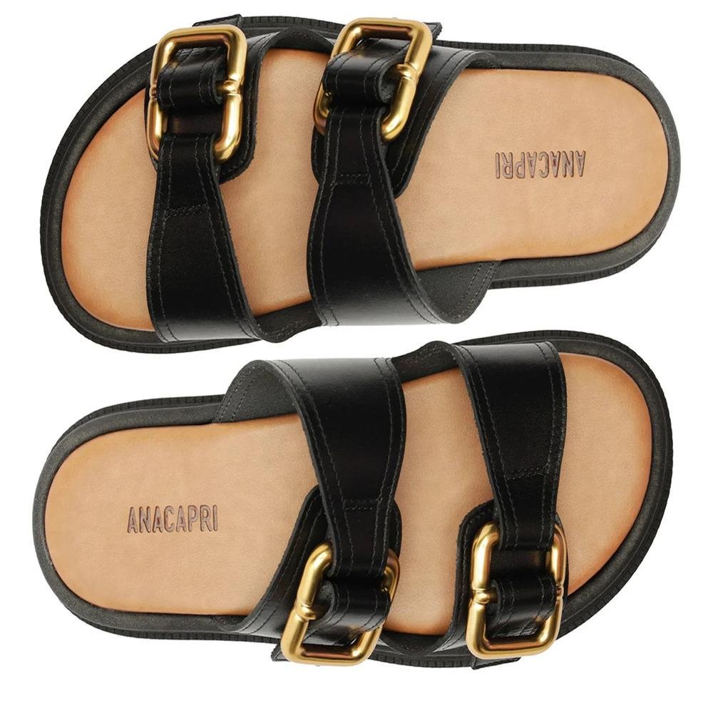PAPETE ANACAPRI FLATFORM FEMININO C305780003 Preto 3