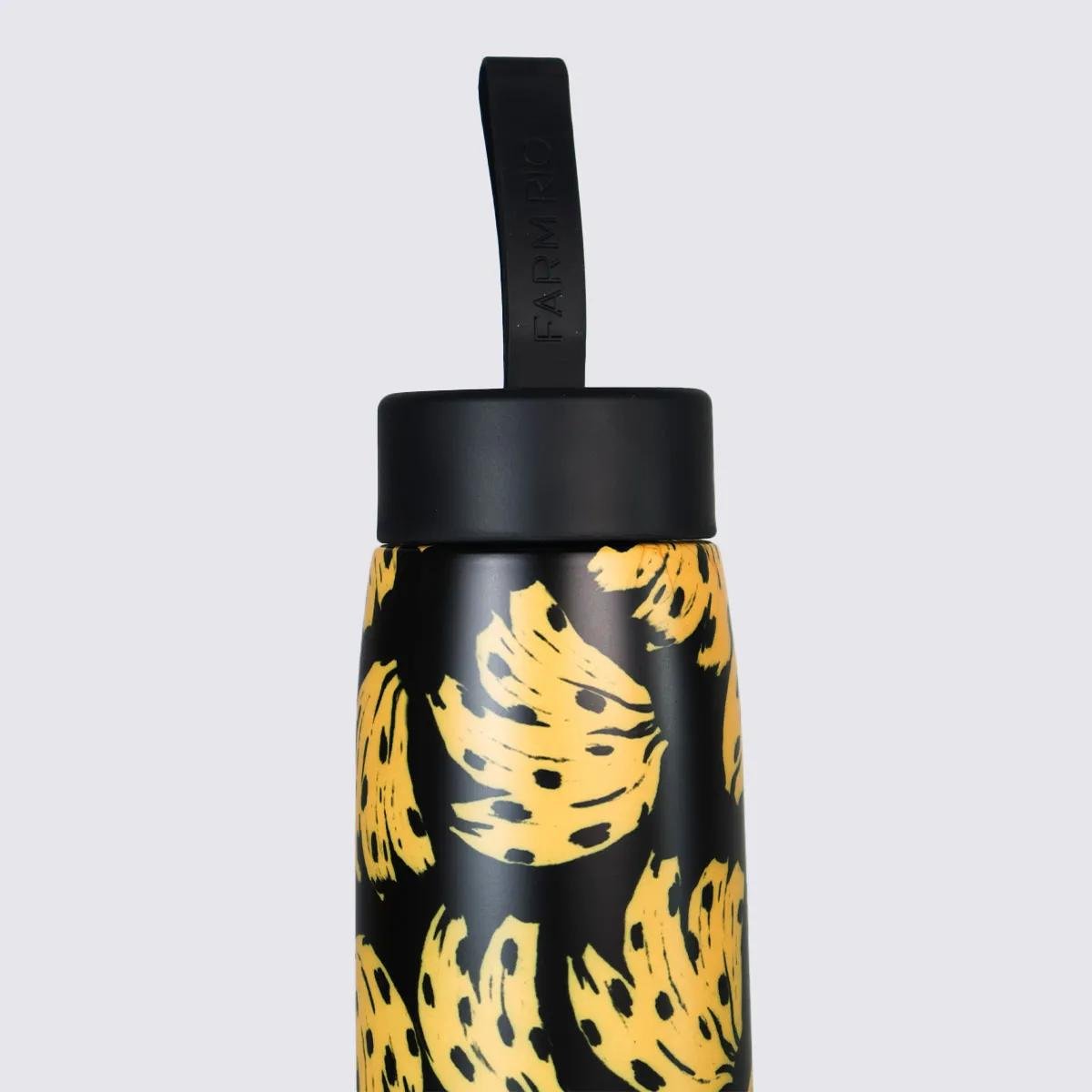 GARRAFA FARM QUE SEDE BOSSA BANANA 500ML 78325973P Preto/Amarelo 2
